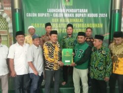 Jelang Pilkada 2024 Mawahib Afkar Daftarkan Calon Bupati Kudus Lewat DPC PPP Kudus