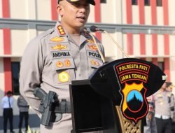 Kapolresta Pati Pimpin Sertijab Kasat Intelkam, Kapolsek Kayen dan Kenaikan Pangkat Pengabdian