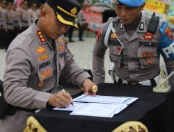 Kapolresta Pati Pimpin Upacara Pelantikan dan Pengambilan Sumpah Atau Janji Jabatan Kabagops