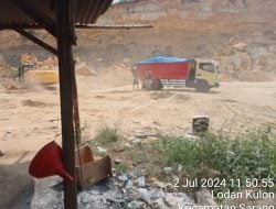 Galian C  Illegal di Lodan Kulon Sarang Bebas Beroperasi