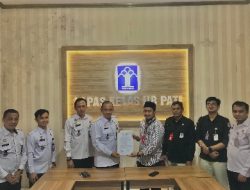 Penandatanganan Penyusunan Daftar Pemilih di Lokasi Khusus Lapas Pati, Oleh Ka Lapas dan Ketua KPU
