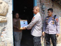 Commander Wish Kapolda Jateng, Polresta Pati Gelar Bakti Sosial Ke Warga Kurang Mampu