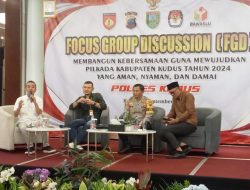 Jelang Pilkada, Polres Kudus Gelar FGD, Satukan Persepsi Untuk Keamanan Pilkada Kudus 2024