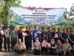 Polres Kudus Dukung Progam Asta Cita Presiden, Progam Ketahanan Pangan Nasional