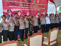 Kasespim dan Kasespimma Lemdiklat Polri Turun Gunung Realisasikan Program Asta Cipta Ketahanan Pangan di Gembong