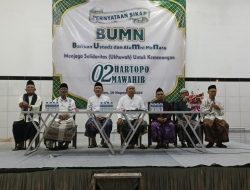 Ratusan Alumni Barisan Ustadz dan AluMni MeNara Kudus Nyatakan Sikap Dukung Paslon 02 Hartopo-Mawahib