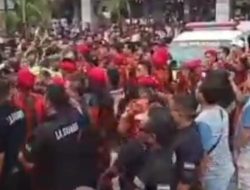 Kericuhan Antar Pendukung Paslon Saat Debat Terakhir Pilkada Kudus, Tensi Tinggi dan Panas Diluar Gedung