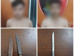 Membawa Sajam dan Mengganggu Warga, Dua Pemuda di Pati Diringkus Polisi Saat Patroli