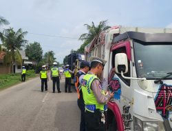 Dump Truk Matrial Galian C Dari Luar Kota Diterbitkan Satlantas Polresta Pati