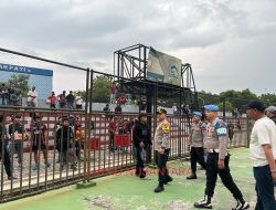 Antisipasi Kerusuhan Suporter, Polresta Pati Terjunkan Ratusan Personel Amankan Laga Persipa VS Persipura