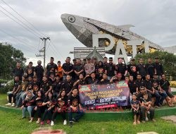 Ormas Squad Nusantara PAC Margorejo Pati Berbagi Ratusan Takjil di Kawasan Tugu Bandeng