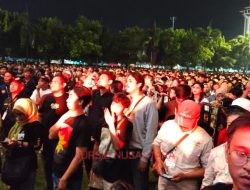 Ribuan Penonton Padati Alun-alun Simpang 7 Kudus Dalam Konser Halal Bihalal Warga Kudus