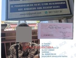 Geram! Korban ER Siap Lawan Pimpinan Cabang Sarwan dari PT. Mekarjaya Wanayasa Putra di Cilacap yang Kabur, Puluhan Juta Harta Rakyat Diduga Raib!