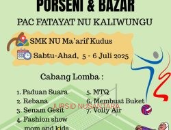 Saksikan dan Ikuti Gelar Porseni, Fatayat NU Kaliwungu Kudus, Ajang Keterampilan Olahraga dan Seni