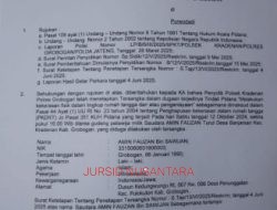 Amin Fauzan Sudah Ditetapkan Sebagai Tersangka KDRT, Namun Belum Ditahan