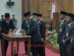 Pemda dan DPRD Pati Sepakat Lakukan Penandatangan Bersama Rancangan Perda
