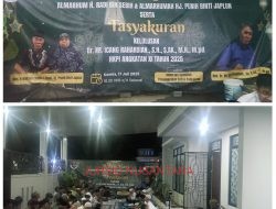 Ketum IWO-I Menggelar Malam Haul Orang Tua Serta Tasyakuran Kelulusan Dr.NR Icang Rahardian S.H.,S.AK.,M.H.,Mpd