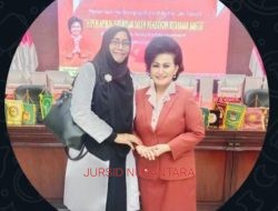 Endah Rustanti bersama Nani Hadi Tjahjanto ketua Kowani Dalam Kepemimpinan Perempuan Dalam Membangun Ketahanan Bangsa