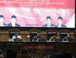 Bupati Sudewo Kembali Absen, Ketua DPRD Pati Ali Badrudin Pimpin Rapat Paripurna Penetapan RPJMD 2025–2029