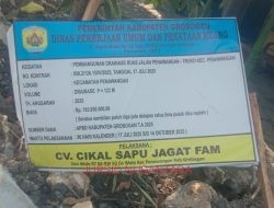 Proyek Drainase Penawangan – Truko Memprihatinkan Seakan Tak sesuai Spek