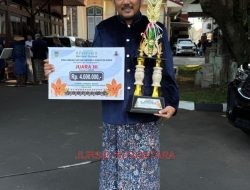 Tari Gethak Rekso Kecamatan Kaliwungu Raih Juara Tiga Dalam Karnaval Hari Jadi Kota Kudus Ke-476