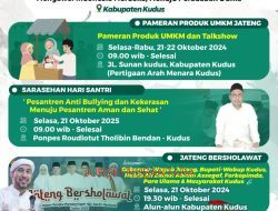 Nich Catat.!! Berbagai Kegiatan Yang Digelar di Kudus Dalam Rangka Peringatan HSN Jateng