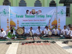 Ratusan Peserta Terbang Papat Meriahkan HSN 2025 Yang Digelar MWC NU dan Banom Kaliwungu Kudus