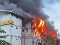 Kebakaran Hebat di Hunian Pekerja Konstruksi IKN Terbakar, Api Pertama Muncul di Tower 14