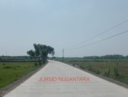 DPUTR Kabupaten Pati Genjot Bangun Jalan, Jalan Mintobasuki – Kedungmulyo yang Biasa Langganan Banjir Kini Dipastikan Bebas Banjir