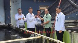 Peduli Warga Binaan Lapas Pati, Media Jursid dan Noto Projo Tebar Bibit Lele di Kolam Lapas