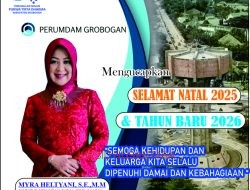 Direktur PDAM Purwa Tirta Dharma kabupaten Grobogan Mengucapkan Nataru 2026