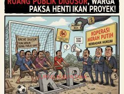 Ruang Publik Digusur, Warga Sonoageng Nganjuk Paksa Hentikan Proyek Koperasi