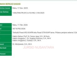 PUTUSAN ONSLAG PT JATENG DIKLAIM TIDAK TEPAT, MA TETAPKAN HUKUMAN 3 TAHUN PENJARA UNTUK ANIFAH YANG DIDAKWA PENIPU Rp3,1 MILYAR
