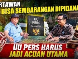 Pakar Hukum Dr. Teguh Hartono ,S.H.,M.H Tegaskan Wartawan Tak Bisa Sembarangan Dipidana: UU Pers Harus Jadi Acuan Utama