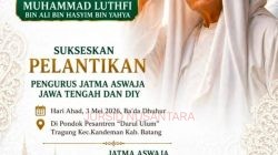 Pelantikan Pengurus JATMA Aswaja dan Annitho Aswaja Jateng–DIY 2026–2031 Berlangsung Khidmat di Batang