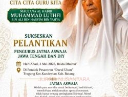 Pelantikan Pengurus JATMA Aswaja dan Annitho Aswaja Jateng–DIY 2026–2031 Berlangsung Khidmat di Batang