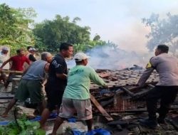 Rumah Limasan Milik Warga Purwodadi Hangus Terbakar, Kerugian Capai Rp55 Juta