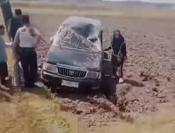 Minibus Rombongan Pengantin Terjun ke Sawah di Grobogan, Diduga Gagal Menyalip