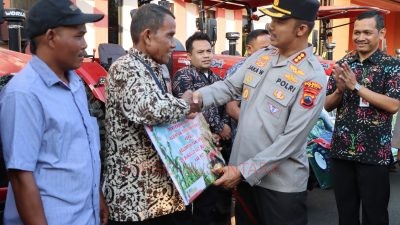 Polresta Pati Serahkan Empat Traktor untuk Petani, Perkuat Ketahanan Pangan di Hari Bhayangkara ke-80