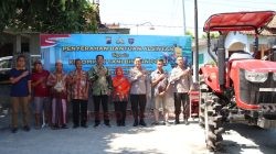 Polres Kudus Serahkan Alsintan Untuk Poktan, Dukung Ketahanan Pangan, Kades Terban Ucapkan Terima Kasih