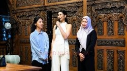 Ibunda dan Karina Moudy Sampaikan Terima Kasih kepada Insan Pers dalam Silaturahmi di RM Omah Cabe Pati