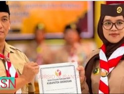 Pengurus Saka Adhyasta Pemilu Grobogan Resmi Dilantik, Siapkan Generasi Muda Jadi Garda Demokrasi