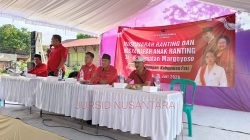PDI Perjuangan Kukuhkan Pengurus Ranting dan Anak Ranting Margoyoso, PDIP Pati Matangkan Mesin Partai hingga Tingkat RW