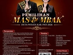 Hampir Lima Tahun Vakum, Pemkab Pati Hidupkan Kembali Ajang Mas dan Mbak Duta Wisata, 57 Anak Muda Berebut Jadi Wajah Pariwisata